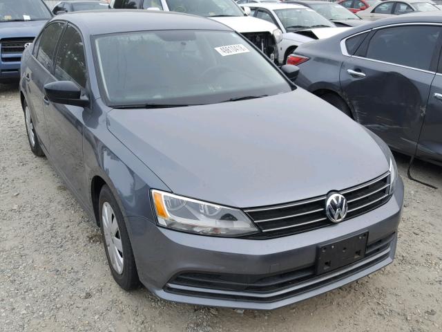 3VW2K7AJ3FM401483 - 2015 VOLKSWAGEN JETTA BASE 灰色 照片 1