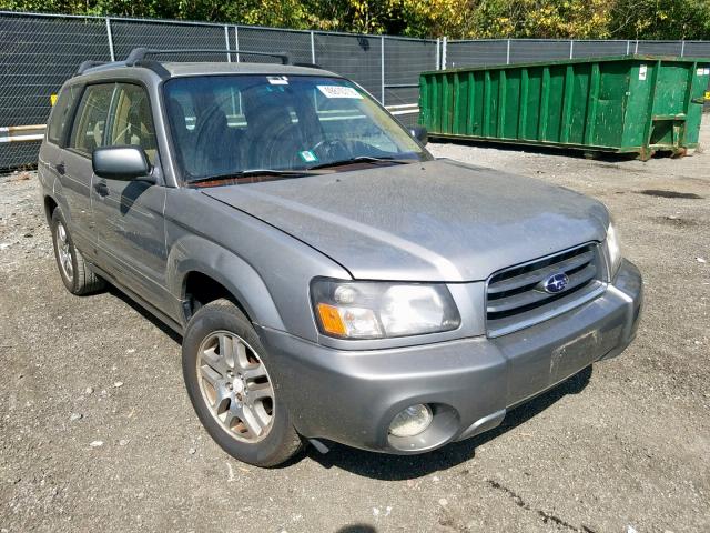 JF1SG67615H748014 - 2005 SUBARU FORESTER 2 GRAY photo 1