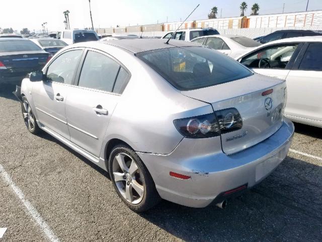 JM1BK323141132860 - 2004 MAZDA 3 S SILVER photo 3