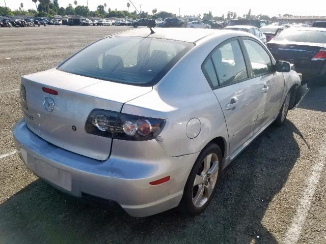 JM1BK323141132860 - 2004 MAZDA 3 S SILVER photo 4