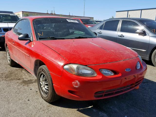 3FAFP1137WR171539 - 1998 FORD ESCORT ZX2 RED photo 1