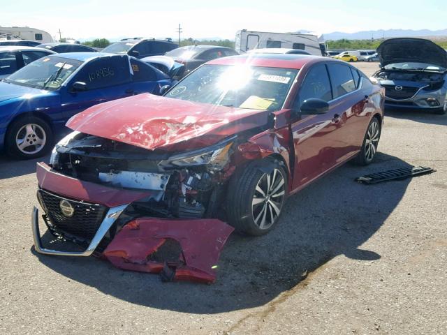 1N4BL4CV8KC118450 - 2019 NISSAN ALTIMA SR RED photo 2