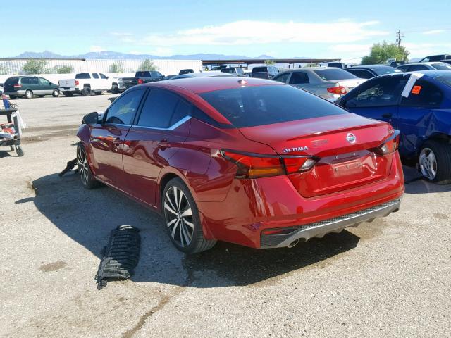 1N4BL4CV8KC118450 - 2019 NISSAN ALTIMA SR RED photo 3