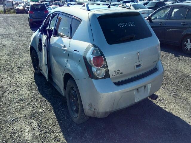 5Y2SP67089Z406114 - 2009 PONTIAC VIBE SILVER photo 3