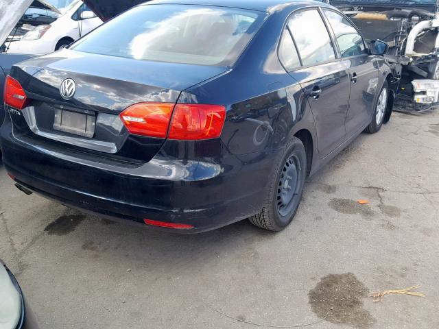 3VW1K7AJ7DM254786 - 2013 VOLKSWAGEN JETTA BASE 黑色 照片 4