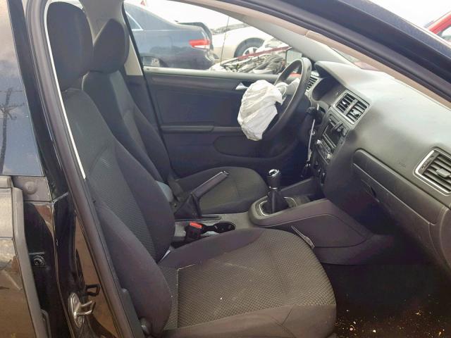 3VW1K7AJ7DM254786 - 2013 VOLKSWAGEN JETTA BASE 黑色 照片 5