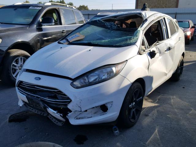 3FADP4AJXGM139514 - 2016 FORD FIESTA S WHITE photo 2