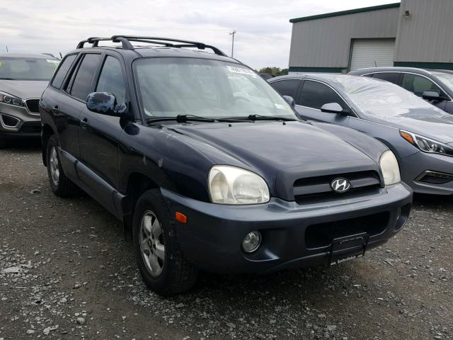 KM8SC73D15U009177 - 2005 HYUNDAI SANTA FE G BLUE photo 1