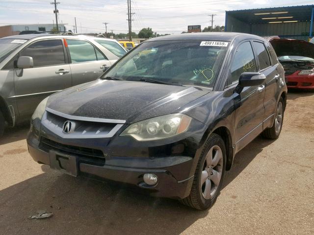 5J8TB18298A019088 - 2008 ACURA RDX BLACK photo 2