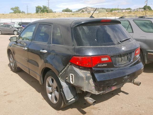 5J8TB18298A019088 - 2008 ACURA RDX BLACK photo 3