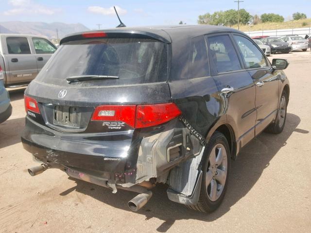 5J8TB18298A019088 - 2008 ACURA RDX BLACK photo 4