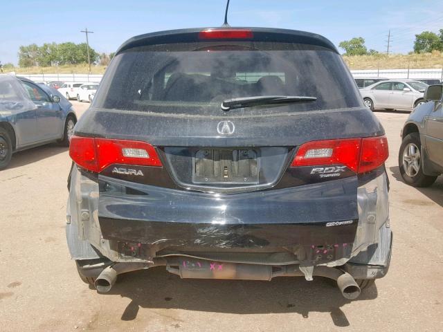 5J8TB18298A019088 - 2008 ACURA RDX BLACK photo 9