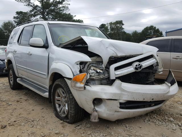 5TDZT38A06S271174 - 2006 TOYOTA SEQUOIA LI WHITE photo 1