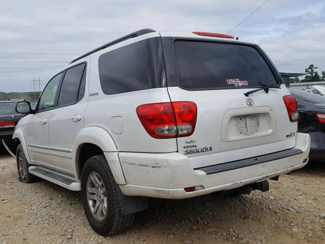 5TDZT38A06S271174 - 2006 TOYOTA SEQUOIA LI WHITE photo 3