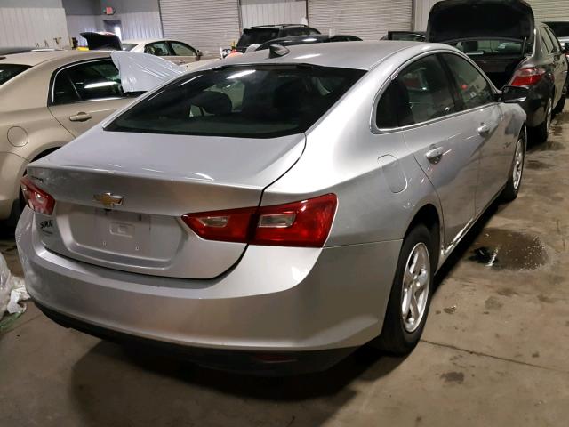 1G1ZB5ST1HF245526 - 2017 CHEVROLET MALIBU LS SILVER photo 4