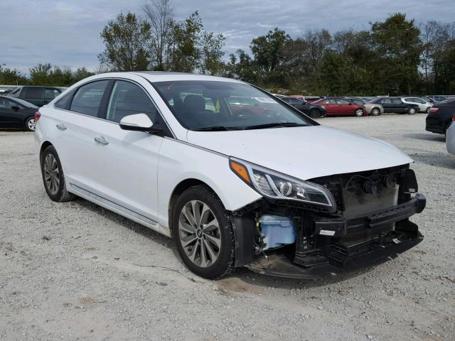 5NPE34AF8HH579793 - 2017 HYUNDAI SONATA SPO WHITE photo 1