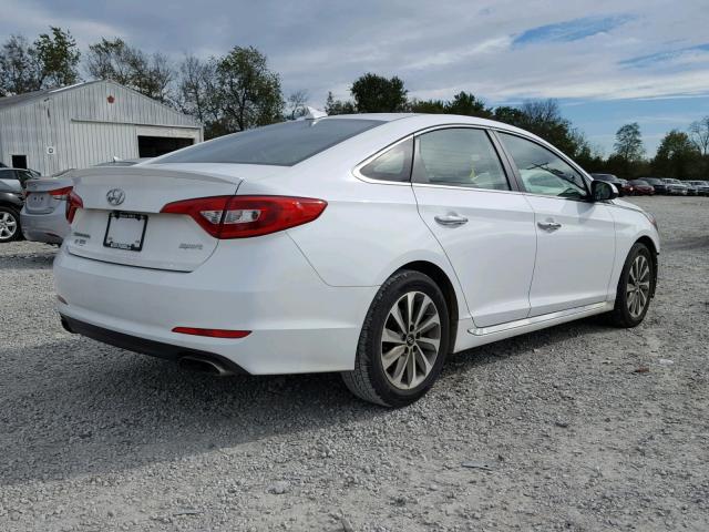 5NPE34AF8HH579793 - 2017 HYUNDAI SONATA SPO WHITE photo 4