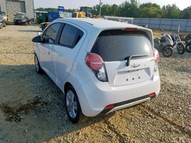 KL8CB6S94EC496487 - 2014 CHEVROLET SPARK LS WHITE photo 3