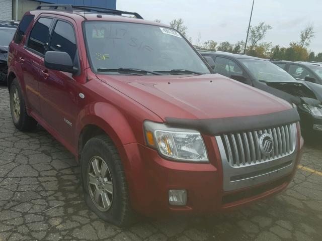 4M2CU81158KJ18109 - 2008 MERCURY MARINER RED photo 1