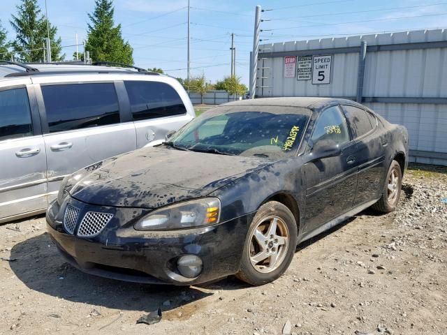 2G2WP522041336568 - 2004 PONTIAC GRAND PRIX BLACK photo 2