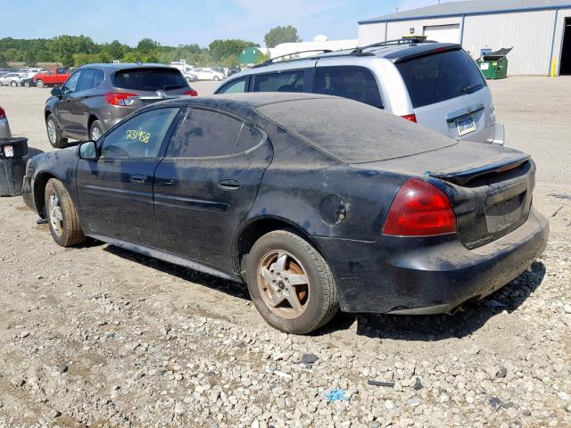 2G2WP522041336568 - 2004 PONTIAC GRAND PRIX BLACK photo 3