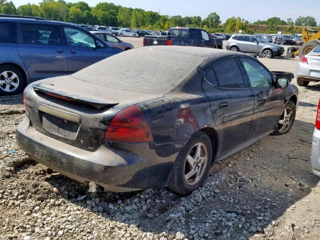 2G2WP522041336568 - 2004 PONTIAC GRAND PRIX BLACK photo 4