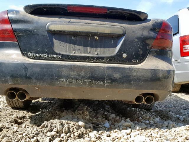 2G2WP522041336568 - 2004 PONTIAC GRAND PRIX BLACK photo 9
