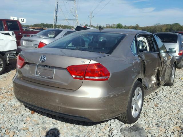 1VWAS7A34FC111249 - 2015 VOLKSWAGEN PASSAT S GOLD photo 4