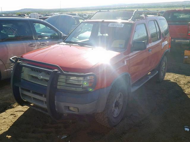 5N1ED28Y8YC537060 - 2000 NISSAN XTERRA XE RED photo 2