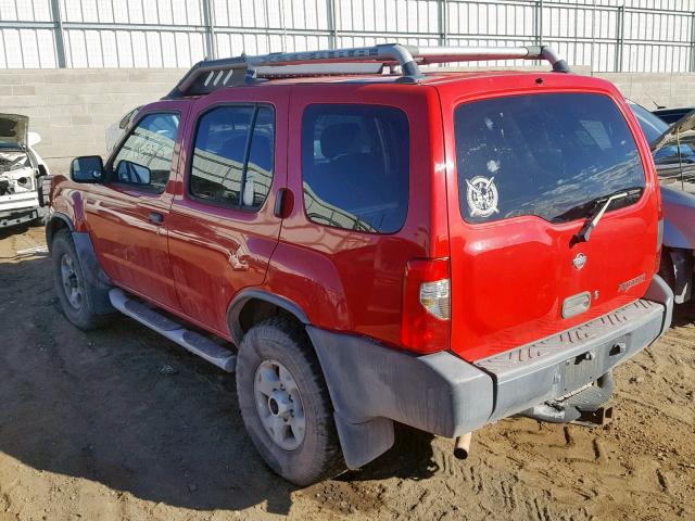 5N1ED28Y8YC537060 - 2000 NISSAN XTERRA XE RED photo 3