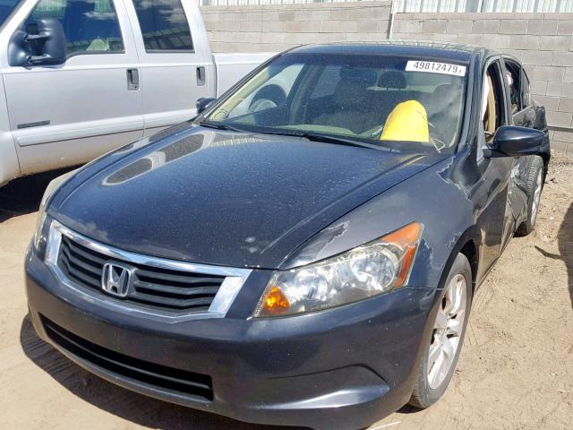 JHMCP26898C067027 - 2008 HONDA ACCORD EXL BLACK photo 2