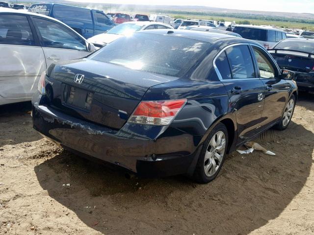 JHMCP26898C067027 - 2008 HONDA ACCORD EXL BLACK photo 4