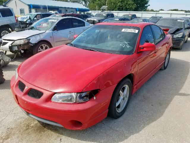 1G2WR5216YF177829 - 2000 PONTIAC GRAND PRIX RED photo 2