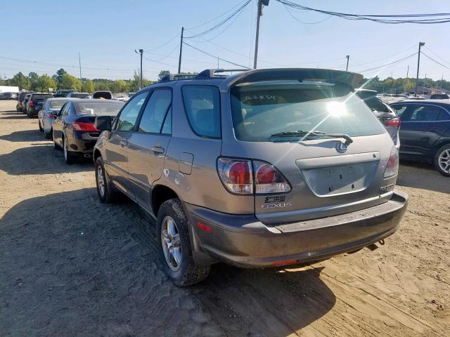 JTJHF10U120246145 - 2002 LEXUS RX 300 BEIGE photo 3