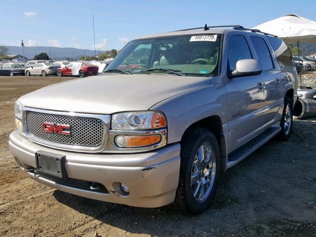 1GKFK66U66J135623 - 2006 GMC YUKON XL D BEIGE photo 2