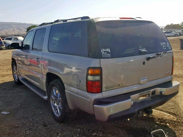 1GKFK66U66J135623 - 2006 GMC YUKON XL D BEIGE photo 3