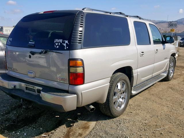 1GKFK66U66J135623 - 2006 GMC YUKON XL D BEIGE photo 4