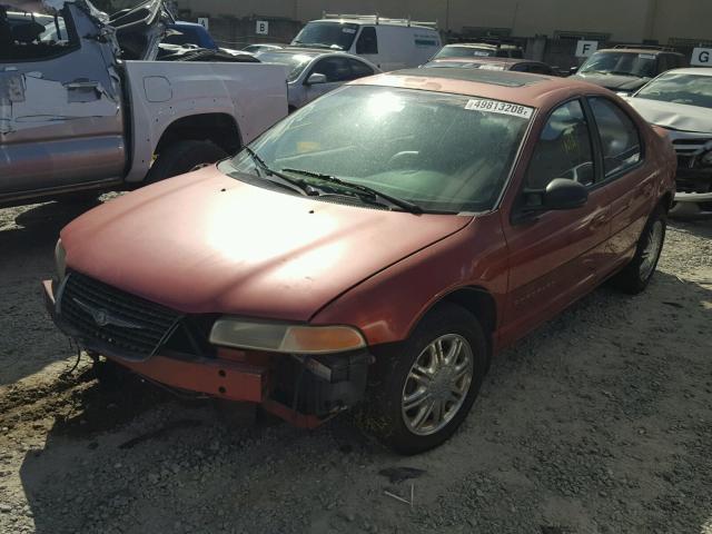 1C3EJ56H1YN273626 - 2000 CHRYSLER CIRRUS LXI RED photo 2