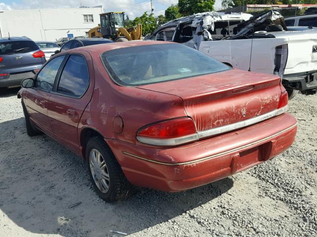 1C3EJ56H1YN273626 - 2000 CHRYSLER CIRRUS LXI RED photo 3