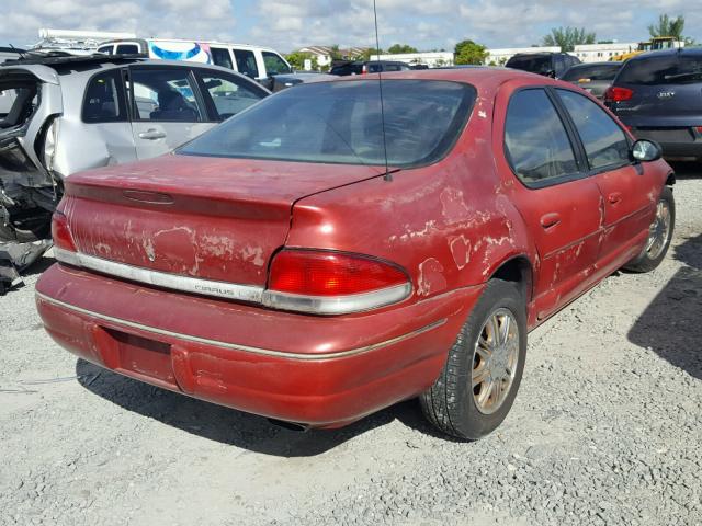 1C3EJ56H1YN273626 - 2000 CHRYSLER CIRRUS LXI RED photo 4