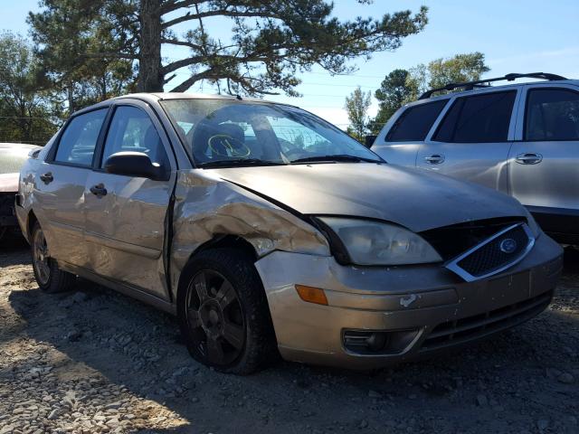 1FAHP34N06W190593 - 2006 FORD FOCUS ZX4 TAN photo 1