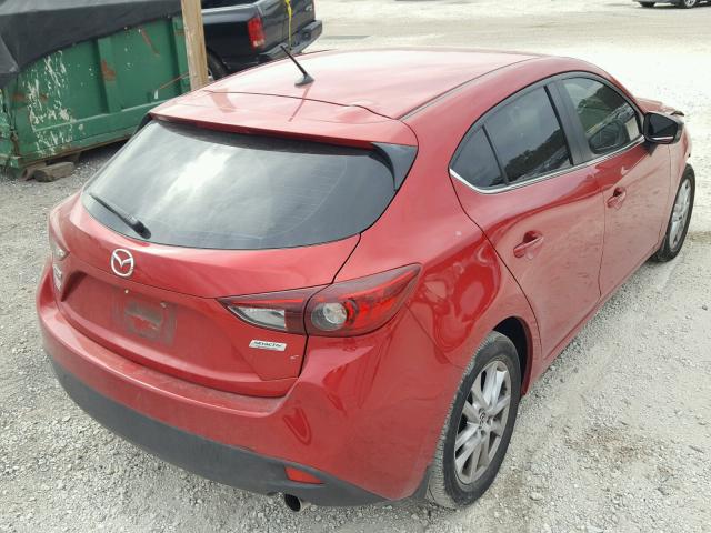 3MZBM1L76FM233606 - 2015 MAZDA 3 TOURING RED photo 4