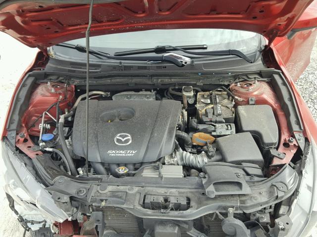 3MZBM1L76FM233606 - 2015 MAZDA 3 TOURING RED photo 7