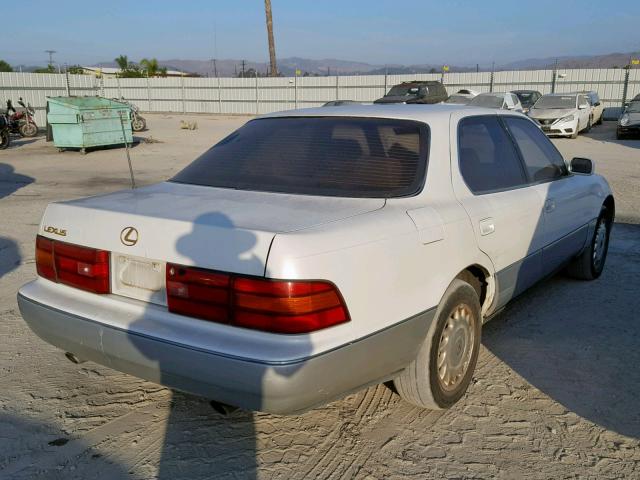 JT8UF11E2N0110392 - 1992 LEXUS LS 400 CREAM photo 4