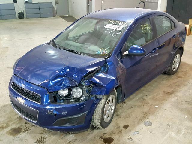 1G1JA5SH5E4211480 - 2014 CHEVROLET SONIC LS 蓝色 照片 2
