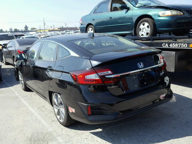 JHMZC5F15JC006032 - 2018 HONDA CLARITY BLACK photo 3