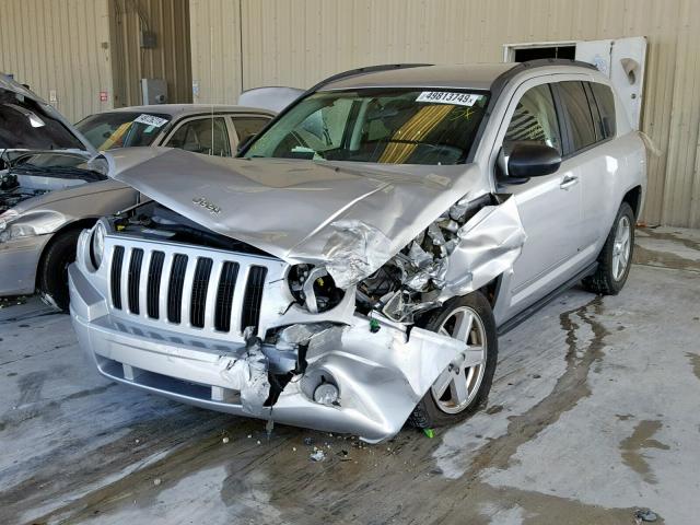 1J4NT4FB2AD516524 - 2010 JEEP COMPASS SP SILVER photo 2