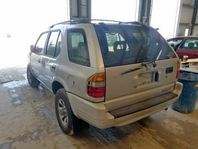 4S6CK58W0X4425737 - 1999 HONDA PASSPORT E ვერცხლისფერი ფოტო 3