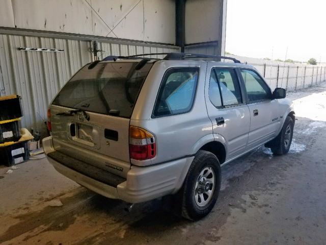 4S6CK58W0X4425737 - 1999 HONDA PASSPORT E ვერცხლისფერი ფოტო 4