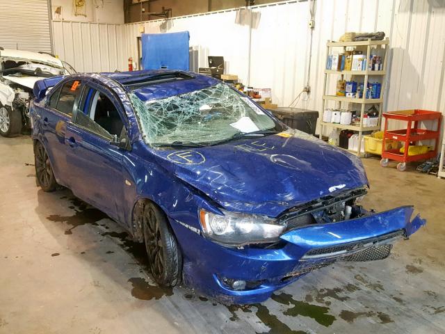 JA3AU26U28U008098 - 2008 MITSUBISHI LANCER ES BLUE photo 1